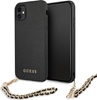 Picture of Guess Guess GUHCN61SASGBK iPhone 11 6,1" czarny/black hardcase Saffiano Chain