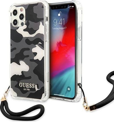 Attēls no Guess Guess GUHCP12MKSARBK iPhone 12/12 Pro 6,1" czarny/black hardcase Camo Collection