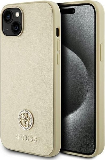 Picture of Guess GUHCP15MPS4DGPD iPhone 15 Plus 6.7" zoty/gold hardcase Strass Metal Logo