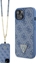 Attēls no Guess GUHCP15SP4TDSCPB iPhone 15 6.1" niebieski/blue hardcase Crossbody 4G Metal Logo