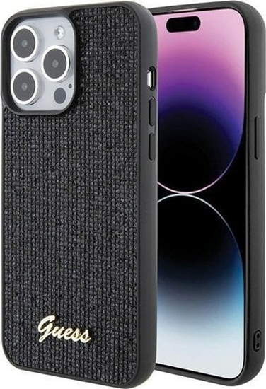 Picture of Guess Guess GUHCP15XPMSDGSK iPhone 15 Pro Max 6.7" czarny/black hardcase Disco Metal Script