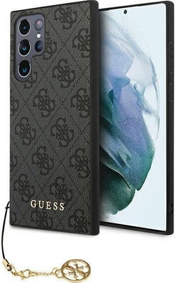 Picture of Guess GUHCS24LGF4GGR S24 Ultra S928 czarny/black hardcase 4G Charms Collection