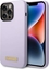 Изображение Guess Guess GUHMP14LSBPLU iPhone 14 Pro 6,1" fioletowy/purple hard case Silicone Logo Plate MagSafe