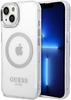 Picture of Guess Guess GUHMP14MHTRMS iPhone 14 Plus 6,7" srebrny/silver hard case Metal Outline Magsafe NoSize