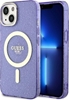 Изображение Guess Guess Glitter Gold MagSafe - Etui iPhone 14 (Purpurowy)