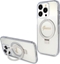 Изображение Guess Guess GUHMP15LHRSGSD iPhone 15 Pro 6.1" przezroczysty/transparent hardcase Ring Stand Script Glitter MagSafe