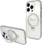 Picture of Guess Guess GUHMP15XHRSGSD iPhone 15 Pro Max 6.7" przezroczysty/transparent hardcase Ring Stand Script Glitter MagSafe