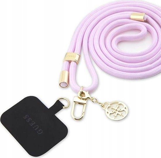 Picture of Guess Guess GUOUCNMG4EU Universal CBDY Cord pasek liliowy/lila Nylon 4G Metal Charm