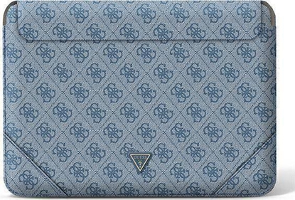 Attēls no Etui na tablet Guess Guess Sleeve GUCS14P4TB 13/14" niebieski /blue 4G Uptown Triangle logo