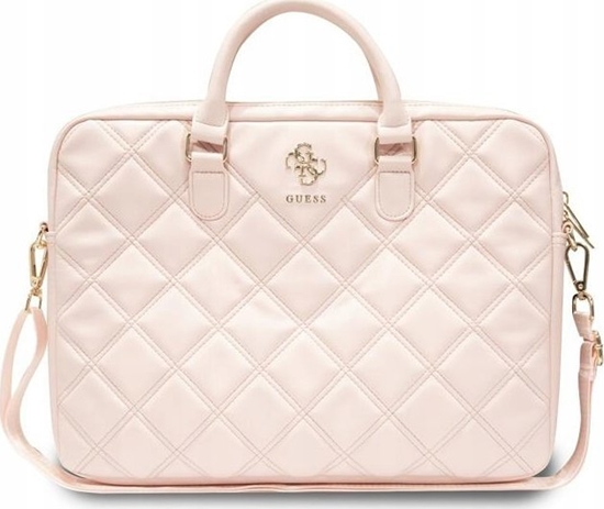 Picture of Torba Guess Guess Quilted 4G Computer Bag - Torba na notebooka 15" / 16" (róowy)