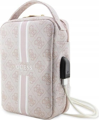 Изображение Guess Guess 4G Printed Stripes Travel Universal Bag - Organizer na akcesoria (Róowy)