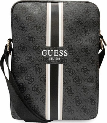 Attēls no Etui na tablet Guess Guess 4G Stripes Tablet Bag - Torba na tablet 10" (Czarny)