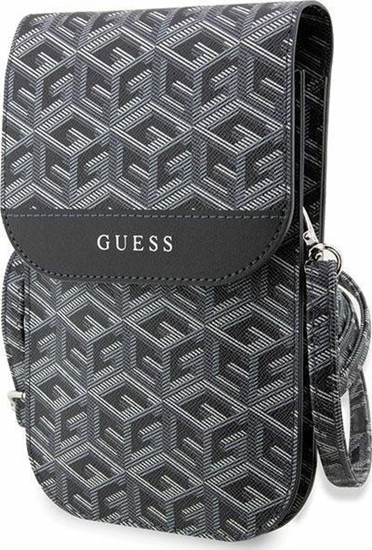 Picture of Guess Guess GCube Stripe Phone Bag - Torba z przegrod na smartfona (czarny)