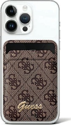 Изображение Guess Naudas maku Karšu slots GUWMSHG4SHW brūns Ma