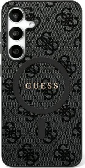 Изображение Guess PU Leather 4G Colored Ring MagSafe Case for Samsung Galaxy S25 Plus