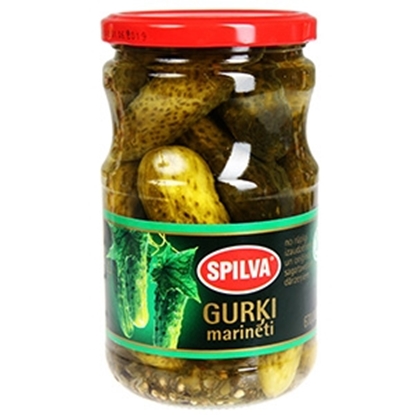 Picture of Gurķi marinēti Spilva 6-9 cm 720ml