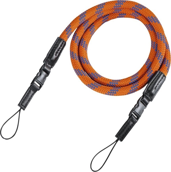 Picture of Hama Camera Strap  Braid 120 orange/blue