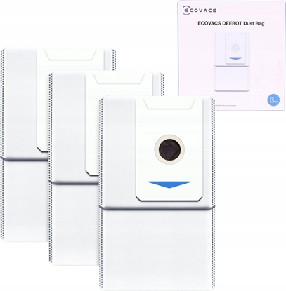 Picture of Hama ECOVACS Antybakteryjne 3l worki na kurz do stacji T30 PRO OMNI/T30 OMNI 3 szt - DDB030031