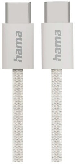Picture of Kabel USB Hama USB-C - USB-C 1 m Szary (002017280000)