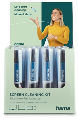 Изображение Hama Screen Cleaner  TV un ofiss  15 ml - Tirisanas lidzeklis un lupatina