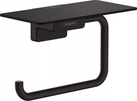 Picture of Hansgrohe Uchwyt na papier toaletowy z pók, czarny matowy
