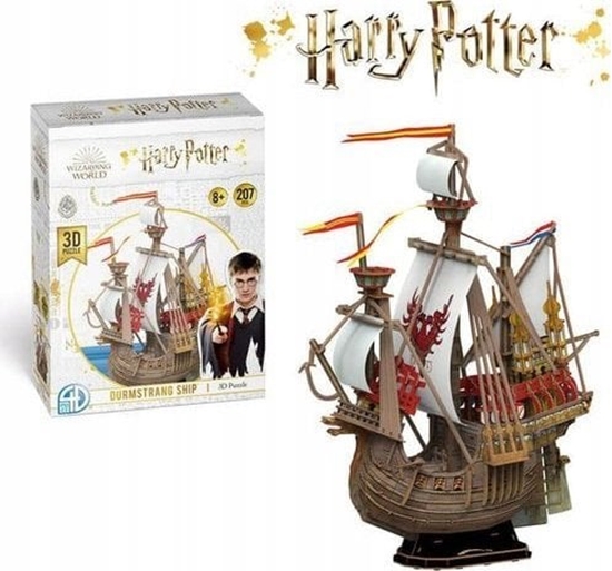 Изображение Harry Potter Harry Potter - Puzzle 3D 207 elementów w ozdobnym pudeku (Statek Durmstrang)