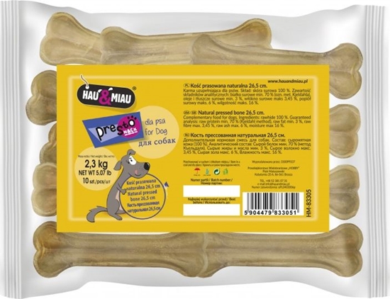 Изображение Hau&Miau KO PRASOWANA NATURALNA, 26,5cm, 10szt/op, 2,3 kg/op