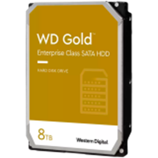 Picture of HDD|WESTERN DIGITAL|Gold|8TB|256 MB|7200 rpm|3,5"|WD8005FRYZ