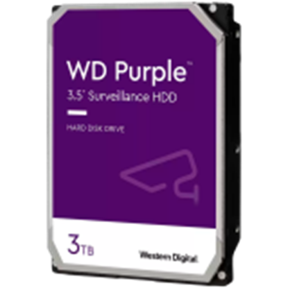 Attēls no WD Purple 3TB SATA 3.5inch HDD