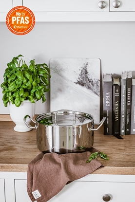 Picture of Heirol Steely Classic Triply saucepan, 24 cm / 5.5 L