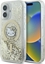 Picture of HelloKitty Hello Kitty HKHMP16SLGDIH iPhone 16 6.1"  biay zoty/white gold hardcase Liquid Glitter Fever MagSafe