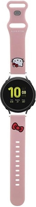 Attēls no HelloKitty Hello Kitty Pasek Uniwersalny HKUWMSCHBLP Silicone Kitty Head róowy/pink strap 20mm