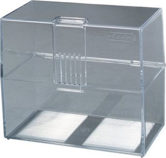 Picture of Herlitz Herlitz Karteikasten A7 leer transparent   für 300 Karten