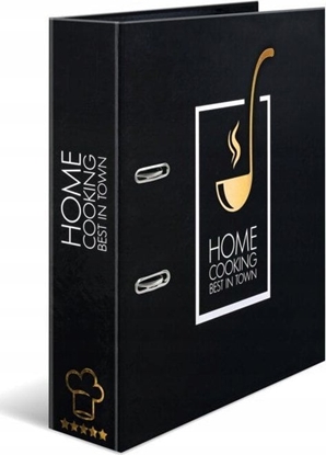 Picture of Herma Recipe Folder  black Home Cooking DIN A4        19668
