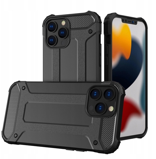 Picture of Hybrid Armor pancerne hybrydowe etui pokrowiec iPhone 13 Pro czarny