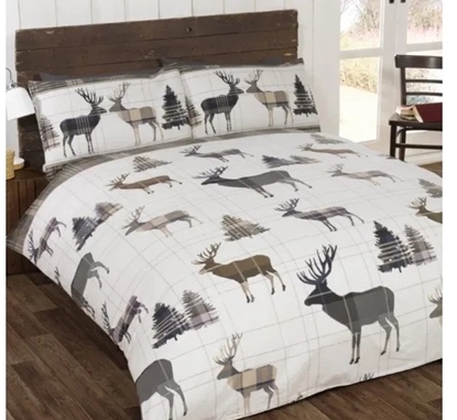 Picture of Hjort Jule Sengetøj 220x230cm Naturlig
