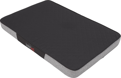 Изображение Hobbydog M MATERAC PREMIUM Czarny pikowany C.SZARY