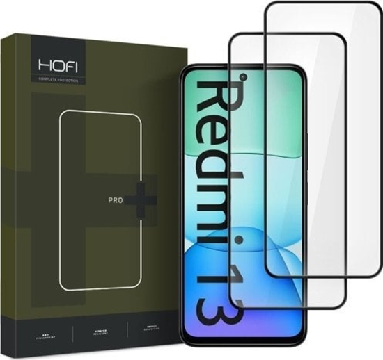 Изображение Hofi SZKO HARTOWANE HOFI GLASS PRO+ 2-PACK XIAOMI REDMI 13 BLACK