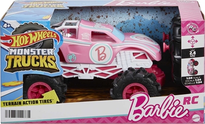 Изображение Mattel Hot Wheels Monster Truck Barbie Auto na radio Jeep 1:24 HNV02