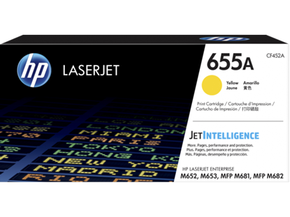 Изображение HP 655A Yellow Original LaserJet Toner Cartridge