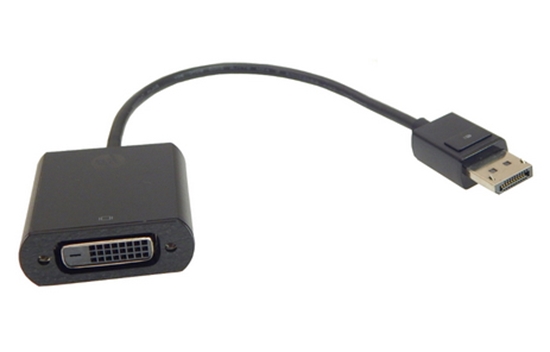 Picture of HP 752660-001 video cable adapter DVI DisplayPort Black