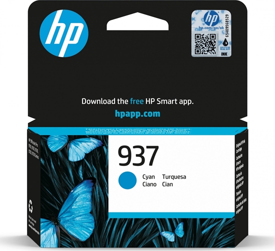Изображение HP 4S6W2NE ink cartridge cyan No. 937
