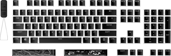 Picture of HP HyperX Black Pudding Keycaps 2-US