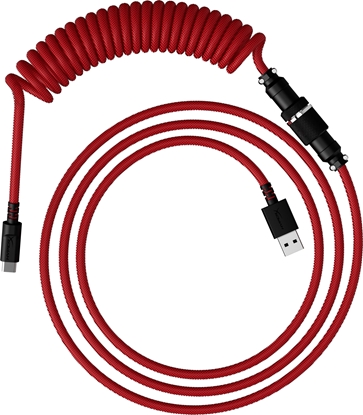 Attēls no HP HyperX USB-C Coiled Cable Red-Black