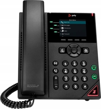 Picture of Telefon HP HP Poly VVX 250 4-Line IP Phone and PoE-enabled-WW
