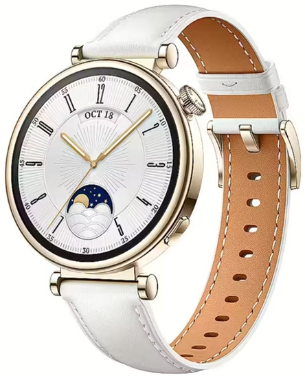 Picture of Huawei WATCH GT 4 3.35 cm (1.32") AMOLED 41 mm Digital 466 x 466 pixels Gold Wi-Fi GPS (satellite)