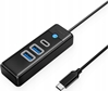 Picture of Orico Orico PWC2U-C3 USB-C Hub / 2x USB-A 3.0 + 1x USB-C 3.0 - Black