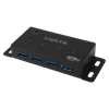Picture of Logilink USB 3.0 HUB 4-port, metal, incl. power supply