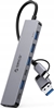 Picture of Orico Orico YSA7-U3 USB-A/USB-C Hub Docking Station 4x USB-A 2.0 + 1x USB-A 3.0 + 2x USB-C 2.0 - Gray