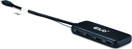 Picture of HUB USB Club 3D Club3D USB-Hub Typ C > 4x USB Typ C  10Gbps + 100W PD  St/Bu retail
